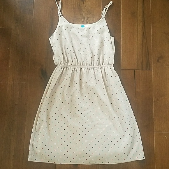 Francesca's Collections Dresses & Skirts - Francescas Collection Buttons Polka Dot Dress